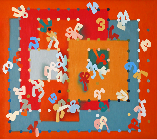 Creature Acrobats, Original Oil Painting