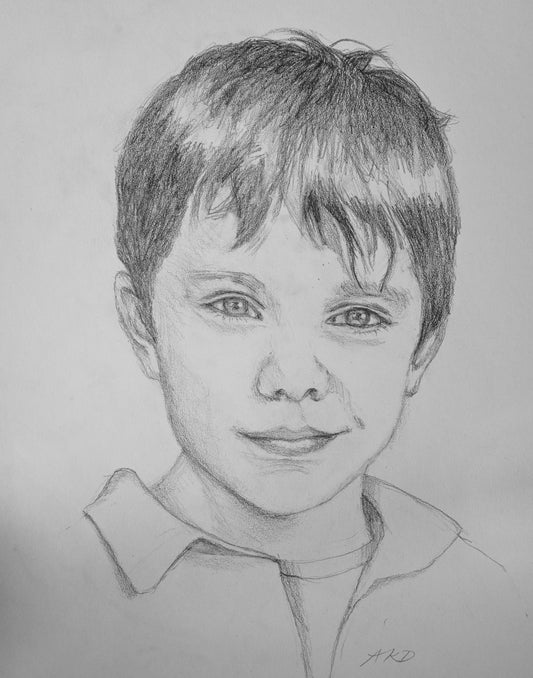 Custom Graphite Pencil Drawing