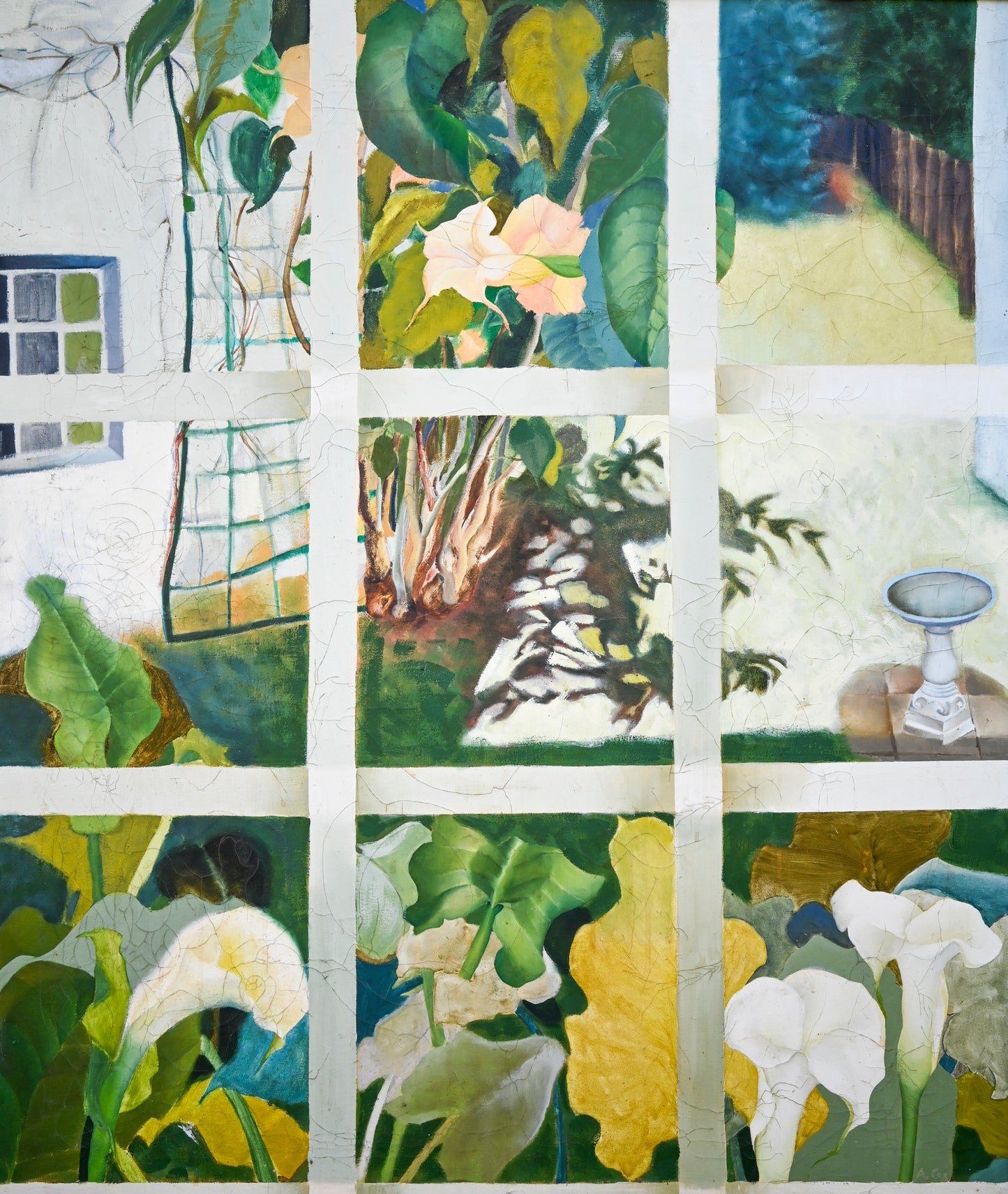 Courtyard Through the Window