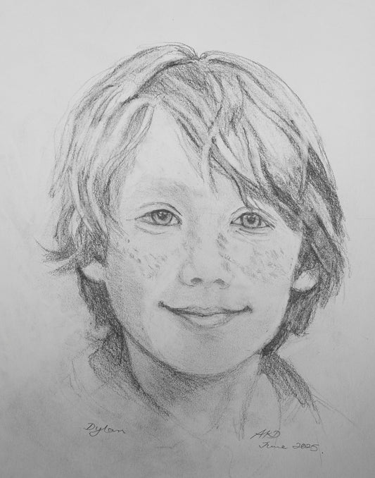 Custom Graphite Pencil Drawing