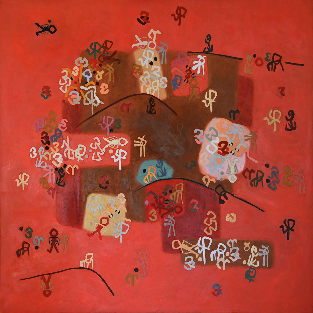 Creatures Communities, Original Oil Painting