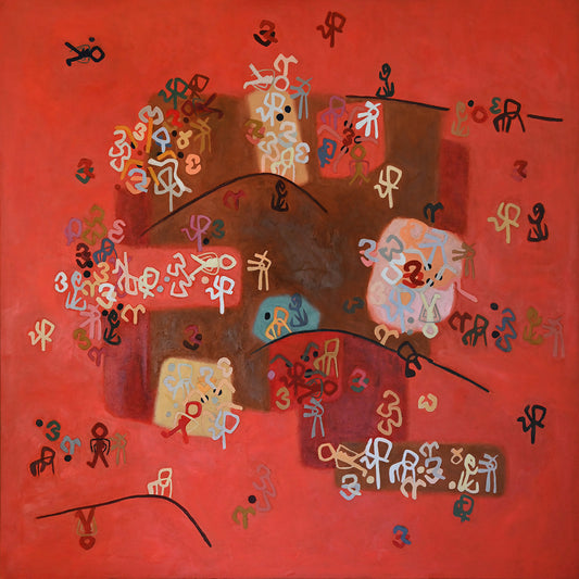 Creatures Communities, Original Oil Painting